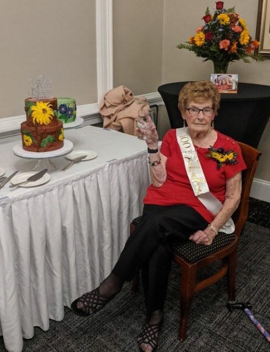 Pringle celebrates 100th birthday